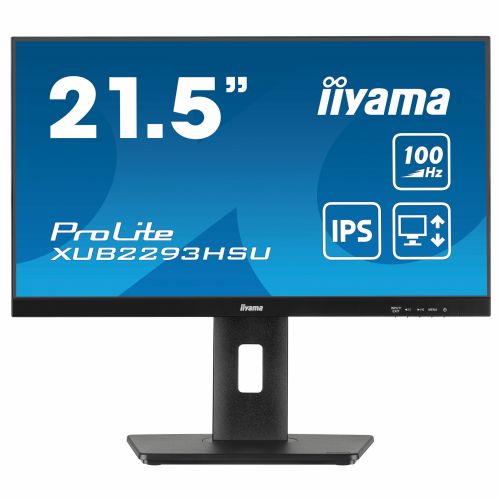 Monitor IIYAMA ProLite XUB2293HSU-B7 54,5cm (21,5") FHD IPS 100Hz HDMI/DP, črna