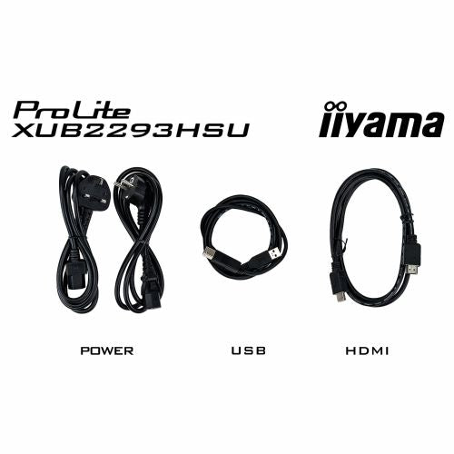 Monitor IIYAMA ProLite XUB2293HSU-B7 54,5cm (21,5") FHD IPS 100Hz HDMI/DP, črna