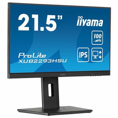 Monitor IIYAMA ProLite XUB2293HSU-B7 54,5cm (21,5") FHD IPS 100Hz HDMI/DP, črna