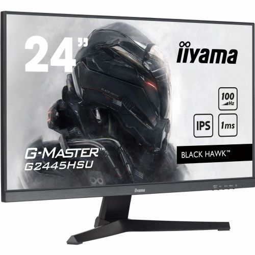 Monitor Iiyama G2445HSU-B2, 60,5 cm (23,8"), 1920 x 1080 FHD, 16:9, IPS, 300 cd/m2, 1 ms, črna