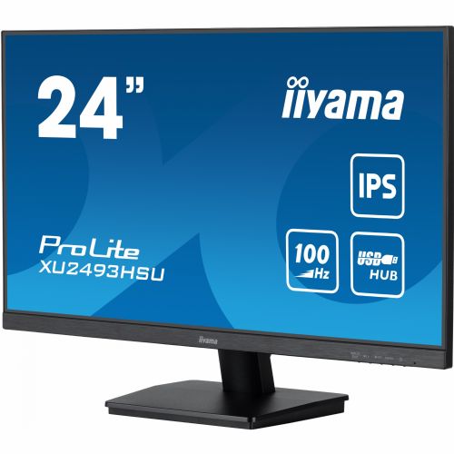 Monitor Iiyama XU2493HSU-B7, 60,5 cm (23,8"), 1920 x 1080 FHD, 16:9, IPS, 300 cd/m2, 1ms, črna
