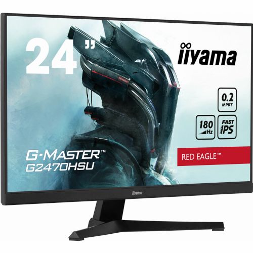 Monitor IIYAMA G2470HSU-B6 60,5 cm (23,8"), 1920x1080 (FHD), IPS, 300 cd/m2, 16:9 HDMI+DP+USB IPS bl.