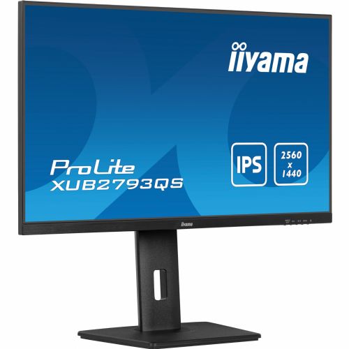 Monitor Iiyama XUB2793QS-B7, 68,5 cm (27"), 2560 x 1440, 16:9, IPS, 300 cd/m2, 1 ms, črna