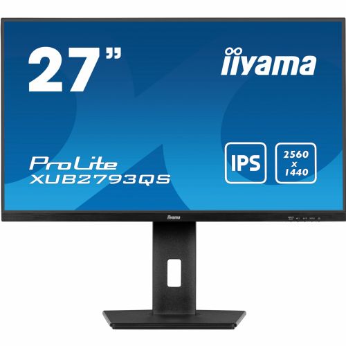 Monitor Iiyama XUB2793QS-B7, 68,5 cm (27"), 2560 x 1440, 16:9, IPS, 300 cd/m2, 1 ms, črna