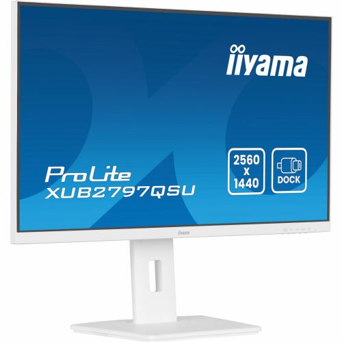 Monitor IIYAMA XUB2797QSU-W2 68,6 cm (27"), 2560 x 1440 (QHD), 16:9 HDMI+DP+2xUSB dvigalo