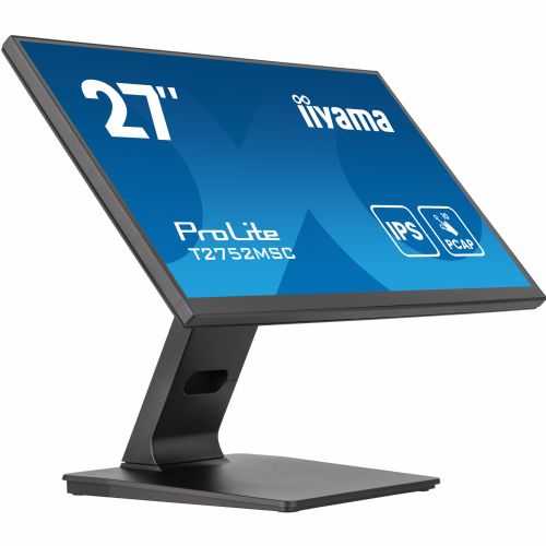 Monitor Iiyama T2752MSC-B1AG, 68,6cm (27"), 1920 x 1080, FHD, 16:9, IPS, Touch,400 cd/m2, 5 ms, črna
