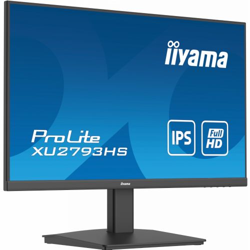 Monitor IIYAMA XU2793HS-B7 68,6 cm (27"), 1920 x 1080 (FHD), IPS, 300 cd/m2, 16:9 HDMI+DP+2xUSB IPS