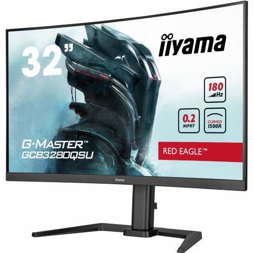 Monitor Iiyama GCB3280QSU-B2, 80cm (31,5"), 2560 x 1440, 16:9, VA, 350cd/m2, 0,2ms, črna