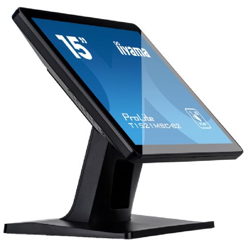IIYAMA ProLite T1521MSC-B2 38cm (15") TN LED LCD XGA P-CAP zvočniki na dotik informacijski / interaktivni monitor