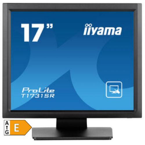 Monitor IIYAMA ProLite T1731SR-B1S 43cm (17") 4:3 TN HDMI/DP/VGA na dotik informacijski / interaktivni monitor