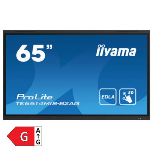 Interaktivni zaslon IIYAMA ProLite TE6514MIS-B2AG 65" (163,9cm) UHD VA Google EDLA na dotik