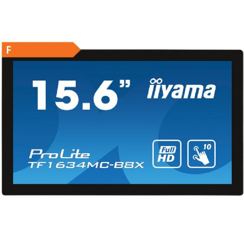 IIYAMA ProLite TF1634MC-B8X 39,5cm (15,6") IPS HDMI/DP/VGA na dotik informacijski / interaktivni monitor