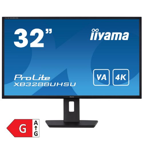 IIYAMA ProLite XB3288UHSU-B5 80cm (31,5") UHD 4K VA HDMI/D zvočniki monitor