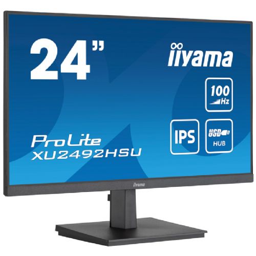 Monitor IIYAMA ProLite XU2492HSU-B6 60,5cm (23,8") FHD IPS 100Hz HDMI/DP zvočniki črn