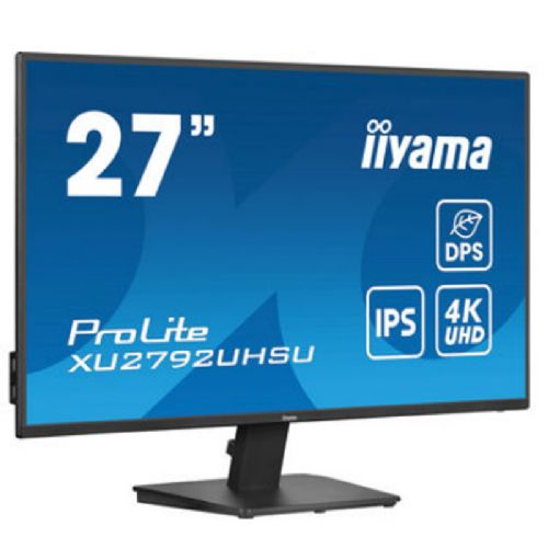 Monitor IIYAMA ProLite XU2792UHSU-B6 68,5cm (27"), 3840 x 2160 (4K UHD), IPS, 350 cd/m2, DP/HDMI/USB zvočniki monitor