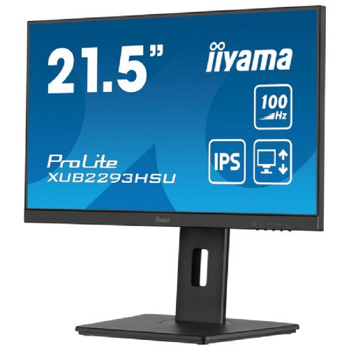 Monitor IIYAMA ProLite XUB2293HSU-B7 54,5cm (21,5") FHD IPS 100Hz HDMI/DP zvočniki
