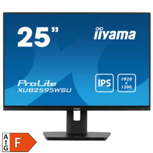 Monitor IIYAMA ProLite XUB2595WSU-B5 63,5cm (25") FHD 16:10 IPS LED LCD VGA/HDMI/DP zvočniki