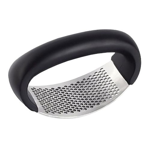 Stainless steel garlic press