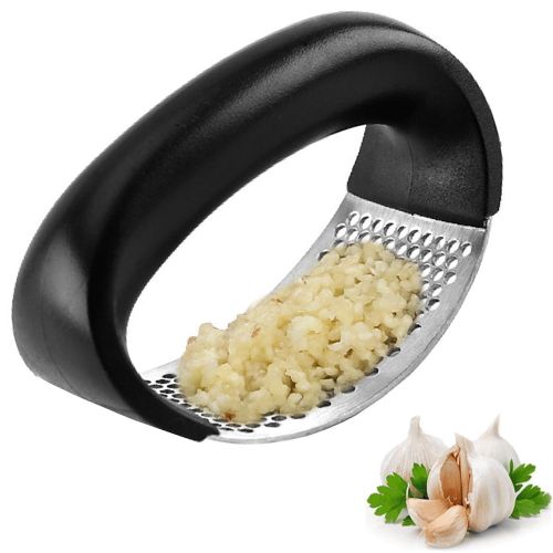 Stainless steel garlic press