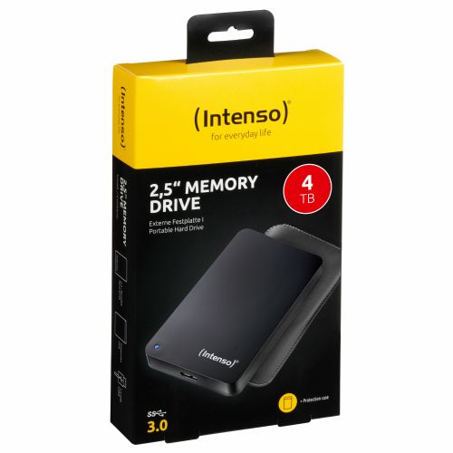 Zunanji HDD disk Intenso Memory Drive 4TB, 2,5", USB 3.2, 5400 RPM, črn