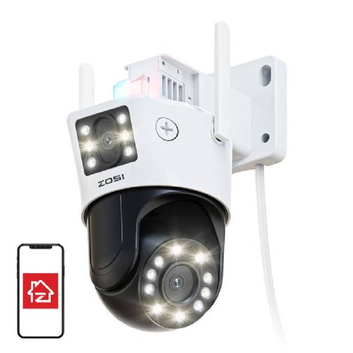 IP zunanja kamera ZOSI C298 WiFi Pan Tilt 6MP Dual IP66