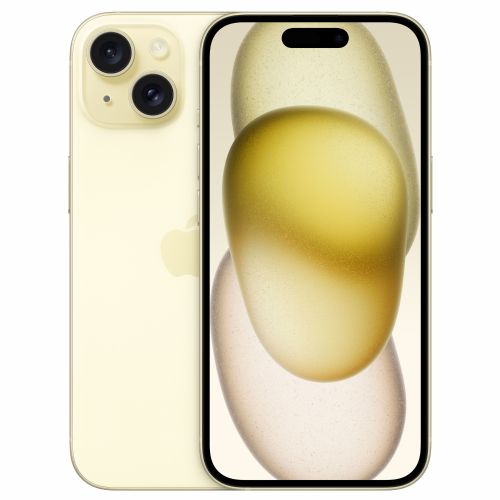 Apple iPhone 15 smartphone, 512 GB, yellow