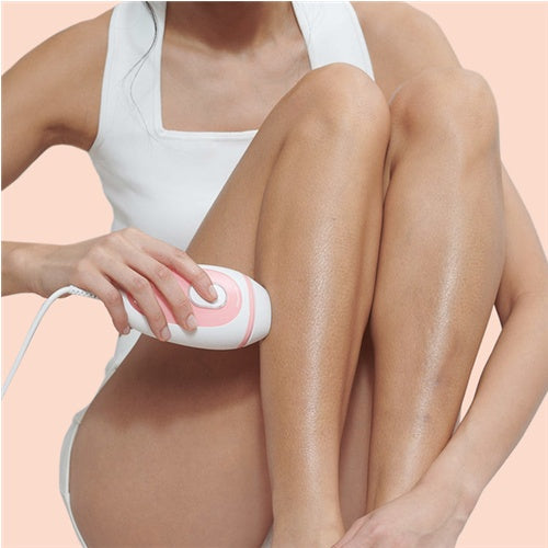 IPL – aparat za trajno odstranjevanje dlak Braun Silk-Expert Mini PL1014, 3 stopnje intenzivnosti, 300.000 bliskov, senzor tipa kože, bela/marelična