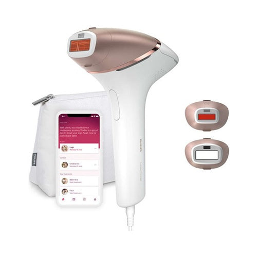 IPL - permanent hair removal device Philips BRI945/00 8000 Series, SmartSkin sensor, 5 settings, built-in UV filter
