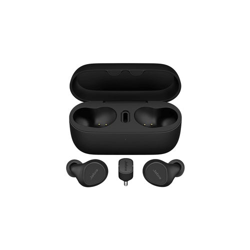 Slušalke JABRA Evolve2 Buds MS True wireless earphones with mic in-ear Bluetooth active noise cancelling USB-A via BT adapter black MSTea
