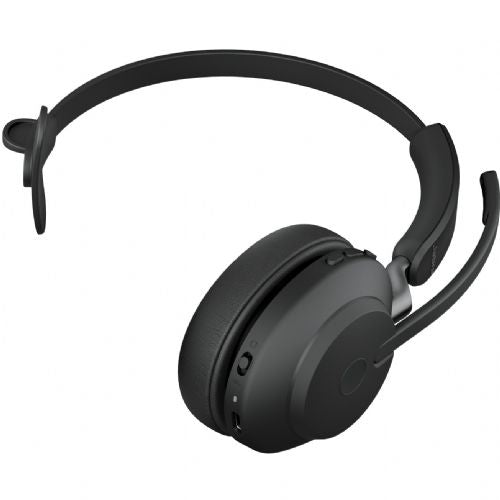 Slušalke Jabra Evolve2 65 Mono UC + Link 380c, črne barve