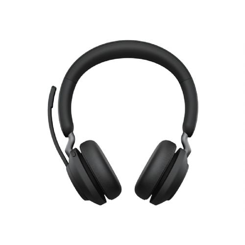 JABRA Evolve2 65 MS stereo slušalke on-ear, brezžične Bluetooth, USB-C, z izolacijo hrupa, črne, certificirane za Microsoft Teams