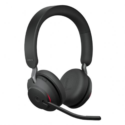 Jabra Evolve2 65 Stereo MS + Ladestation + Link 380 USB-C, schwarz
