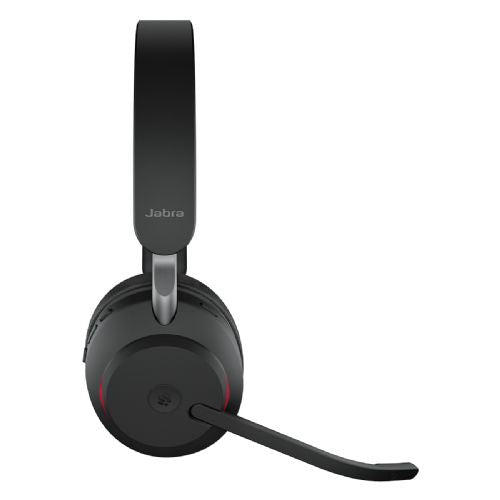 Jabra Evolve2 65 Stereo MS + Ladestation + Link 380 USB-C, schwarz