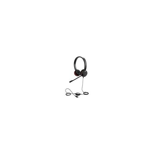 JABRA Evolve 20SE MS stereo Special Edition headset on-ear wired USB Certified for Skype for Business