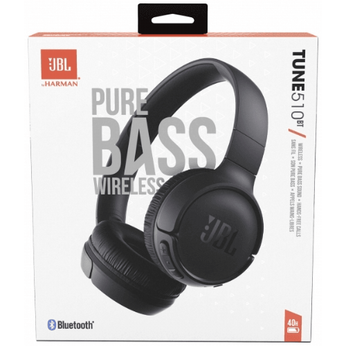 JBL Bluetooth headphones Tune 510BT - black