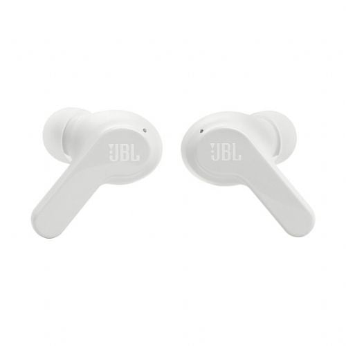 Slušalke JBL Wave Beam bele, TWS, Bluetooth 5.2, IP54, 32h avtonomije, hitro polnjenje