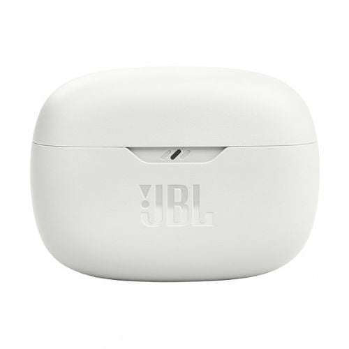 Slušalke JBL Wave Beam bele, TWS, Bluetooth 5.2, IP54, 32h avtonomije, hitro polnjenje