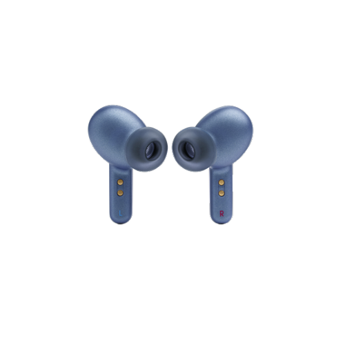 JBL Live Pro 2 TWS wireless headphones, adaptive ANC, 11 mm drivers, 6 microphones, IPX5, blue