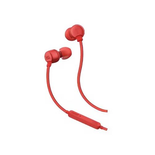 Slušalke JBL Tune 310C v ušesu, USB-C, žične, mikrofon, rdeče