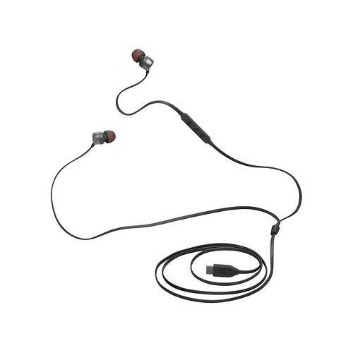 Slušalke JBL Tune 310C črne, USB-C, v ušesu, žične, mikrofon