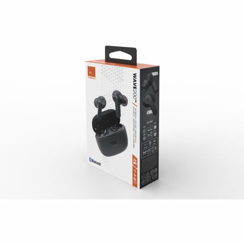 Brezžične slušalke JBL Wave 200TWS, črne