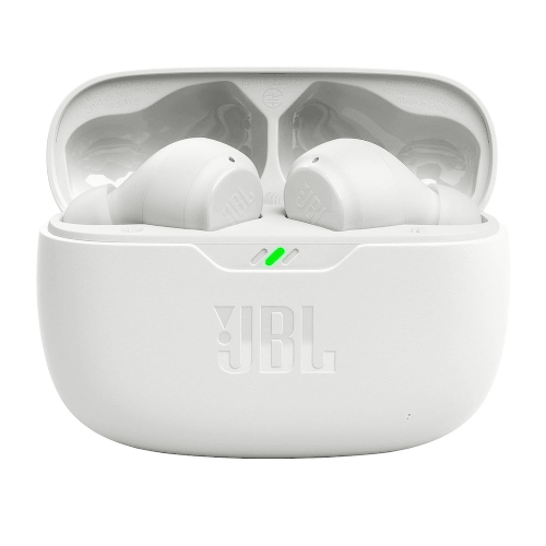 JBL Wave Beam Bluetooth wireless headphones white