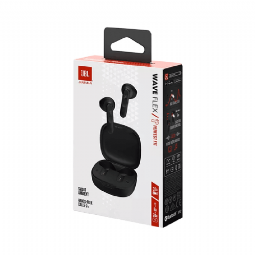 JBL Wave Flex Bluetooth Headphones Black