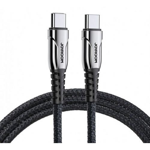 JoyRoom data cable S-1230K1 Quick Charge 60W Type C to Type C - black braided