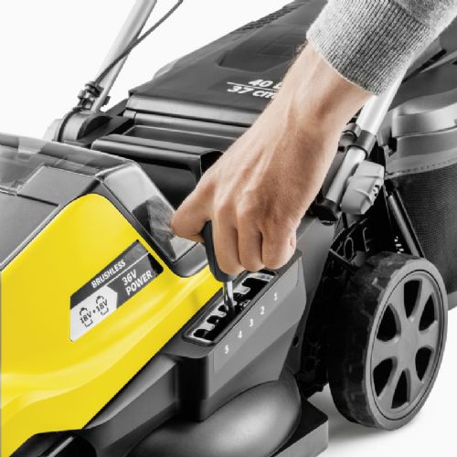 Karcher LMO 4-18 Dual Battery Set Battery Lawn Mower, 1.445-421.0