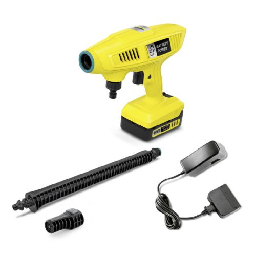 Karcher KHB 4-18 Battery Set cordless hand cleaner, 18 V, 21 bar, 170 l/h, battery and charger included
