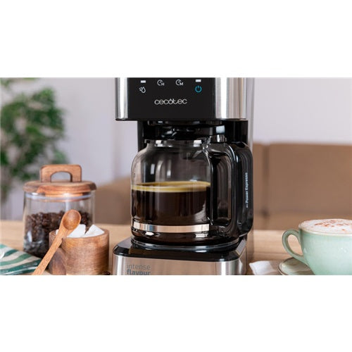 Cecotec Coffee 66 Drop & Touch coffee machine (950 W, 1.5 l tank, up to 12 cups, timer, touch screen)
