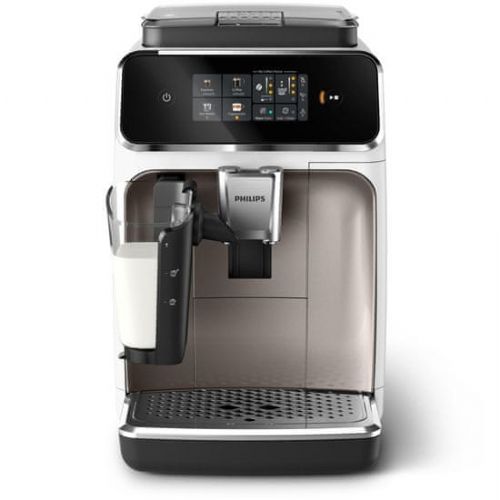 Philips EP2333/40 coffee machine, automatic, ceramic grinder, My Coffee Choice function, AquaClean filter, white