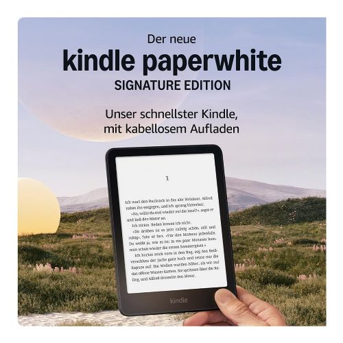 Kindle Paperwhite Signature Edition črne barve