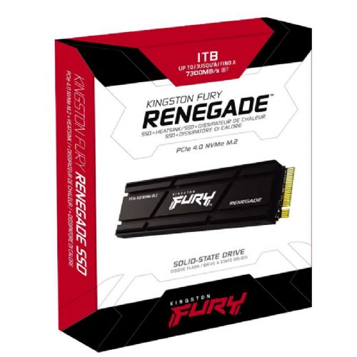 Vgradni SSD disk KINGSTON Fury Renegade 1TB M.2 PCIe NVMe (SFYRSK/1000G) hladilnik SSD